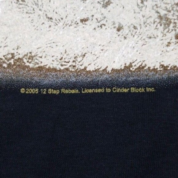 12 Step Rebels Psychobilly Licensed Concert Tour Band Merch T-Shirt - Picture 4 of 11